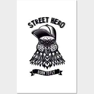 The Pigeon a Street Hero Posters and Art